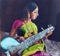 Naghma Khalil, 17 X 16, Acrylic on Canvas, AC-NKH-001 Naghma Khalil, 17 X 16, Acrylic on Canvas, AC-NKH-001